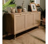Buffet de 150 cm à trois portes, couleur effet osier - Bali 51ANEW