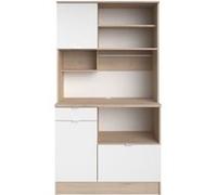 Buffet de cuisine BECOOL 100 2 185 7 45 3 cm Chene