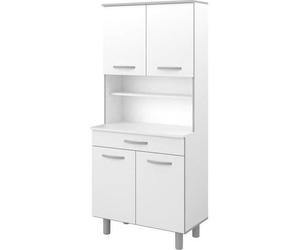 Buffet de cuisine Blanc mat - L 80 cm - OSLO
