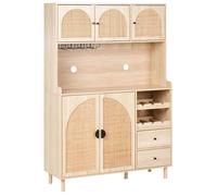 Buffet de cuisine CAMPBELLTON 120 cm Marron clair