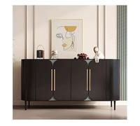 Buffet de luxe léger - Armoire d'entrée simple - Armoire de salle à manger post-moderne - Buffet de salon haut de gamme - Armoire décorative à chaussures - Buffet de buffet, noir de qualité supérieure