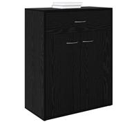 Buffet de Rangement CLARENCE® - Montage simple - Buffet bahut/Armoire de Cuisine - avec tiroir Chêne noir 60 x 30 x 75 cm - bois d'i