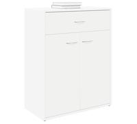 Buffet de Rangement CLARENCE® - Montage simple - Buffet bahut/Armoire de Cuisine - blanc 60x30x75 cm - bois d'ingénierie B504945