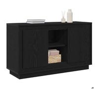 Buffet de Rangement CLARENCE® - Montage simple - Buffet bahut/Armoire de Cuisine - Chêne noir 102 x 35 x 60 cm - bois d'ingénierie B