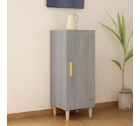 Buffet de Rangement Élégant, Meuble TV ou Déco Salon, 90 cm Gris Sonoma en Bois d'Ingénierie Durable avec 3 Compartiments et Porte Réversible, Facile à Nettoyer, Idéal pour Salon, Manger ou Entrée