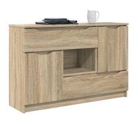 Buffet de rangement - vidaXL - Vaisselier Meuble Rangement - Chêne Sonoma - Bois d'ingénierie - 100 x 30 x 65,6 cm| 705070