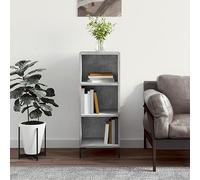 Buffet de Salle à Manger Moderne en Bois d'Ingénierie, 90 cm de Haut, Gris Béton Élégant, Meuble de Rangement pour Salon et Bureau, Design Contemporain et Durable