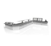 Buffet de Service Réfrigéré Cuve Froide 1300x700 mm