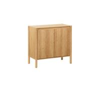 | Buffet décor bois 2 portes naturel - 80 x 42 x 785 cm - Harmony