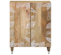 Buffet d'Entrée/Armoire - VENTE-FLASH - 60x33,5x75 cm bois de manguier massif - Buffet salle à manger @con391734