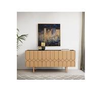 Buffet Design en Bois Massif "Porto II" 175cm Chêne
