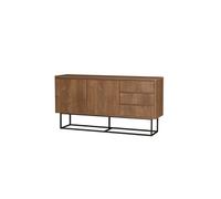 Sabinov - Buffet En Bois 2 Portes Et 3 Tiroirs 140 Cm