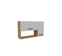 Buffet en bois ""Akasya"" - 90 x 24 x 52 cm - Blanc