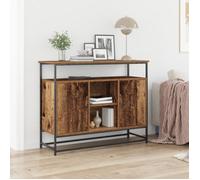 Buffet en bois ancien 100x35x80 cm en bois aggloméré et acier