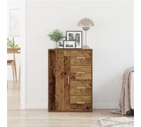 vidaXL Buffet Bois Ancien 60x31x84 cm Bois d'ingénierie – Rectangulaire, Rangement solide