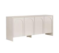 HABITAT ET JARDIN Buffet en Bois Arlen - 180 x 45 x 80 cm - Crème
