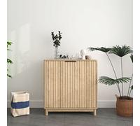 Buffet En Bois Avec 2 Portes Et 2 Niches Scandi Marron