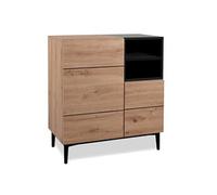Buffet en bois avec tiroirs 80x90x40cm