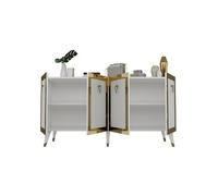 Buffet en bois "Bare" - 150 x 40 x 80 cm - Doré