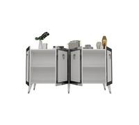 Buffet en bois "Bare" - 150 x 40 x 80 cm - Gris