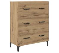 Vidaxl Buffet Avec Tiroir Chêne Artisanal 69,5 X 34 X 90 Cm