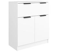 Vidaxl Buffet Blanc 60x30x70 Cm Bois D'ingénierie Blanc