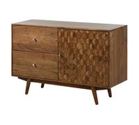 Buffet en bois d'acacia laqué blanc MOSAYK N° 212