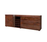 Buffet en bois d'acacia laqué marron AMSTERDAM N° 129