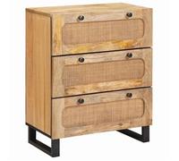 vidaXL Buffet Marron 60 x 33,5 x 75 cm Bois de mangue massif