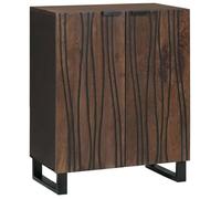 Vidaxl Buffet 60x33.5x75 Cm En Bois Massif De Mangue