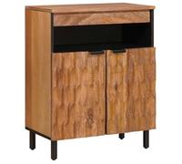 Buffet en bois de manguier - vidaXL - Finition Acacia Brun - 60x33,5x75 cm - Bois de manguier massif