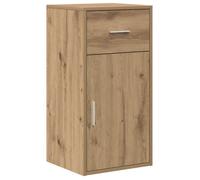 Buffet en bois d'ingénierie - vidaXL - Chêne artisanal - 38x34x75 cm - Tiroirs et portes - Design moderne