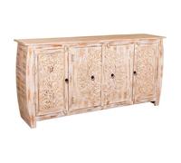 Buffet en bois finition artisanale 165x40x83h cm