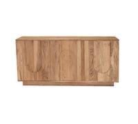Buffet en bois massif gravé 3 portes L160 cm ARK