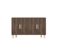 Buffet en bois "Roger" - 120 x 30 x 74 cm - Marron