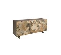 Buffet en bois taupe métallisé