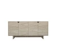 Buffet en bois "Turan" - 180 x 40 x 81 cm - Travertin