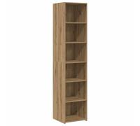 Buffet en chêne Artisan 40 x 41 x 185 cm Bois d'ingénierie moderne | Rangement polyvalent, style minimaliste, bois technique durable, organisation efficace, entretien facile