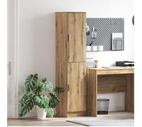 Buffet en chêne artisanal - vidaXL - 2 portes - Finition mate - Bois massif