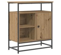 Buffet en chêne artisanal - vidaxl - 69x35x80 cm - Bois d'ingénierie - Marron - Capacité de rangement généreuse