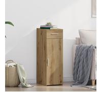 Buffet en chêne massif - vidaXL - 1 porte, 1 tiroir - 30x93,4x93,4 cm - Finition huilée