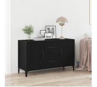 Buffet en chêne noir - vidaXL - 2 tiroirs - 2 étagères - Design moderne