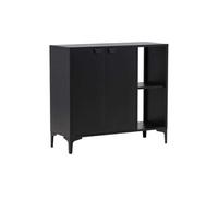 Buffet en métal noir Piring 110 x 42 x 100 cm