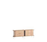Buffet Étagère Chêne/ Blanc