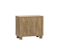 sweeek - Buffet Exotique Effet Bois de manguier 2 Portes 80cm Pondi