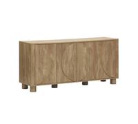 sweeek - Buffet Exotique Effet Bois de manguier 4 Portes 155cm Pondi