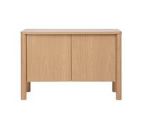 Buffet finition bois clair chêne 2 portes L110 cm IZZIE