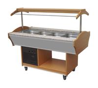 Buffet Froid Professionnel - COMBISTEEL - 1550 mm - 3 à 6 Bacs GN 1/1 - Réfrigération Statique - 230 Volt