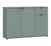 Buffet - GANYMEDE - 3 portes - 1 tiroir - Sauge - 119,8 x 34,1 x 82,3 cm