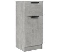 Buffet Gris béton 30x30x70 cm Bois d ingénierie